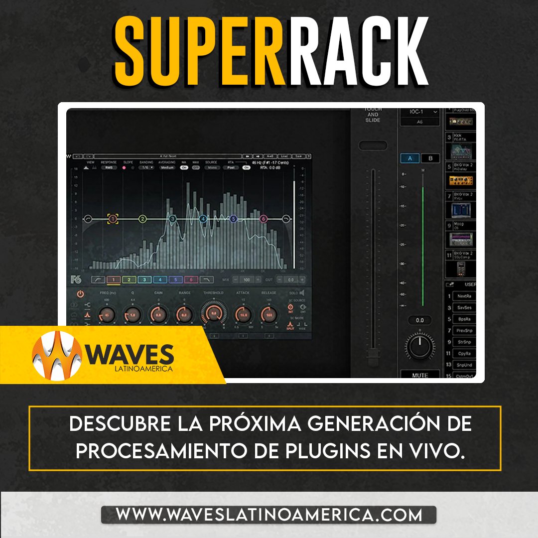 5 razones para utilizar Super Rack Performer - WavesLatinoAmerica