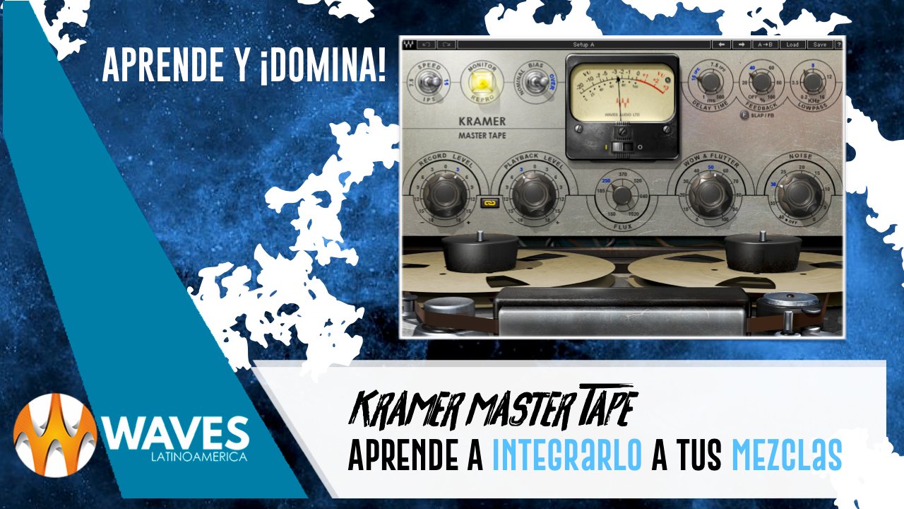 Tips prácticos #9: Batería de Rock con Kramer Master Tape - WavesLatinoAmerica
