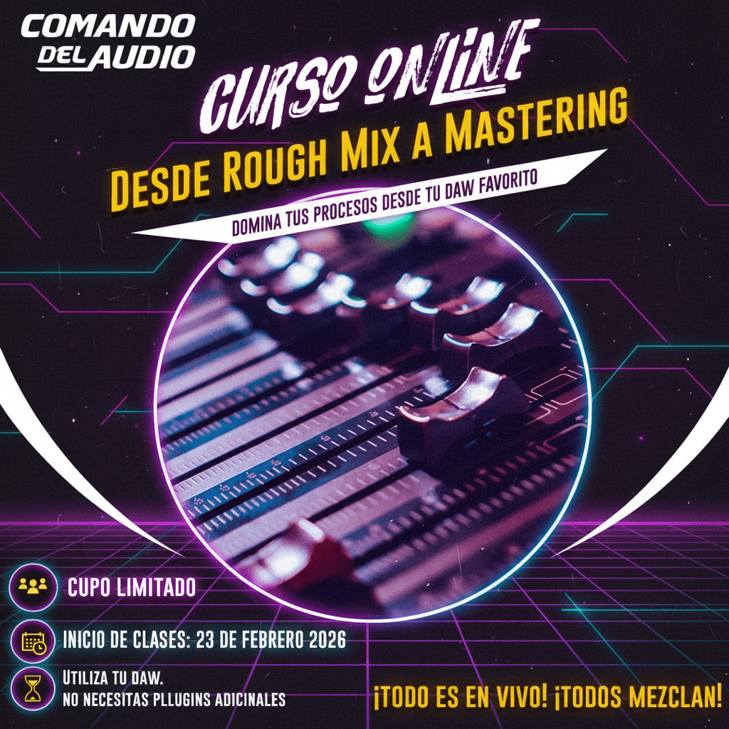 Comando del Audio - Desde Rough Mix a Mastering - WavesLatinoAmerica