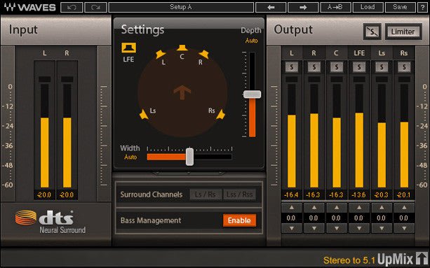 DTS Neural™ Surround UpMix - WavesLatinoAmerica