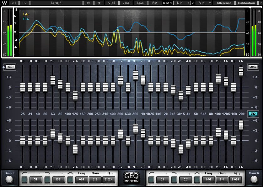 GEQ Graphic Equalizer - WavesLatinoAmerica