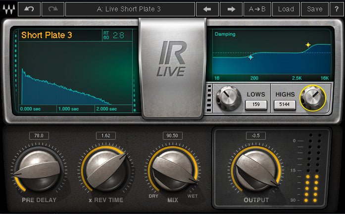 IR-Live Convolution Reverb - WavesLatinoAmerica