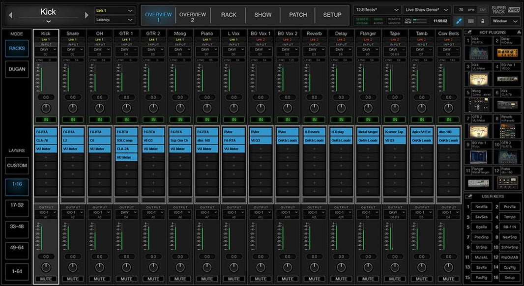 Soundgrid Plugin SuperRack SoundGrid - WavesLatinoAmerica