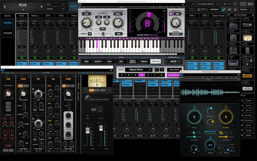 Soundgrid Plugin SuperRack SoundGrid - WavesLatinoAmerica